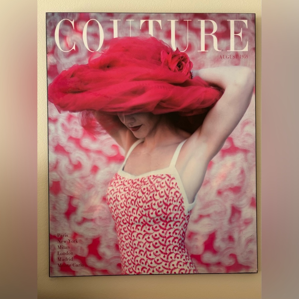 High COUTURE magazine cover painting